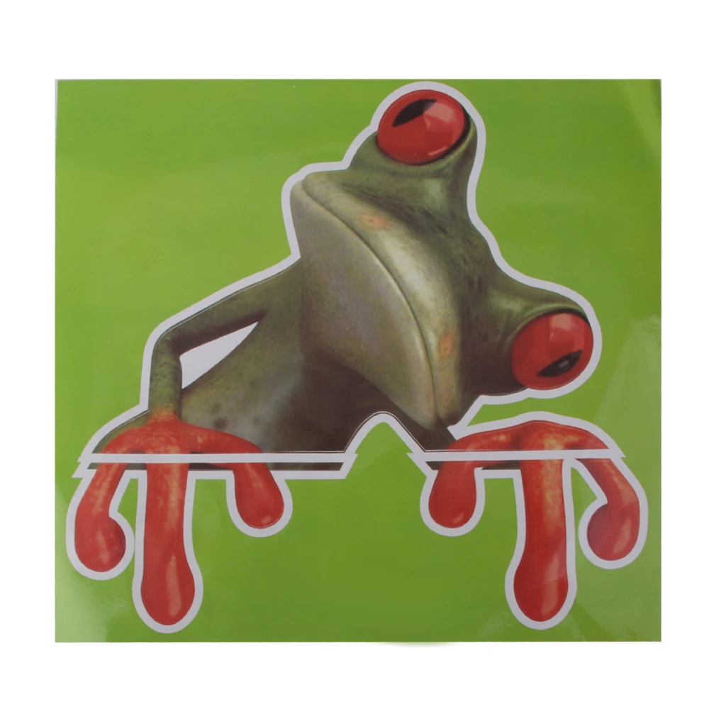 

Car Stickers 3D Effects Peep Frog Funny Stickers Truck Window Decal