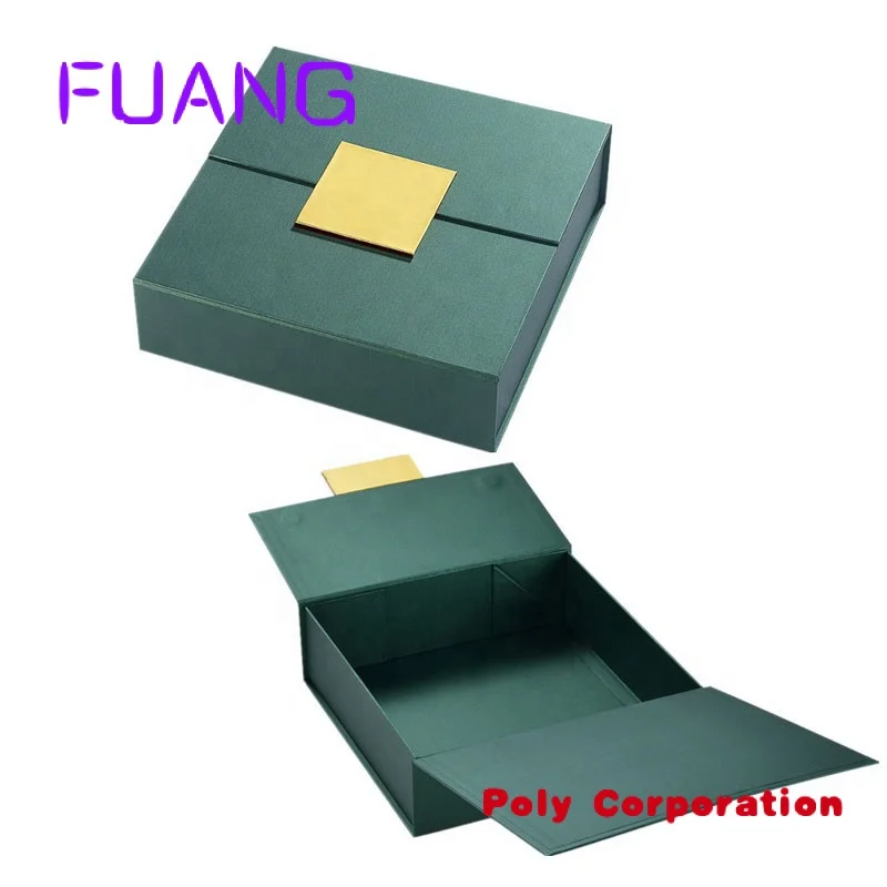 2022 New  Double Door Folding Box Gift Box Luxury Custom logo New Year Christmas Small Packaging Wpacking box for small business