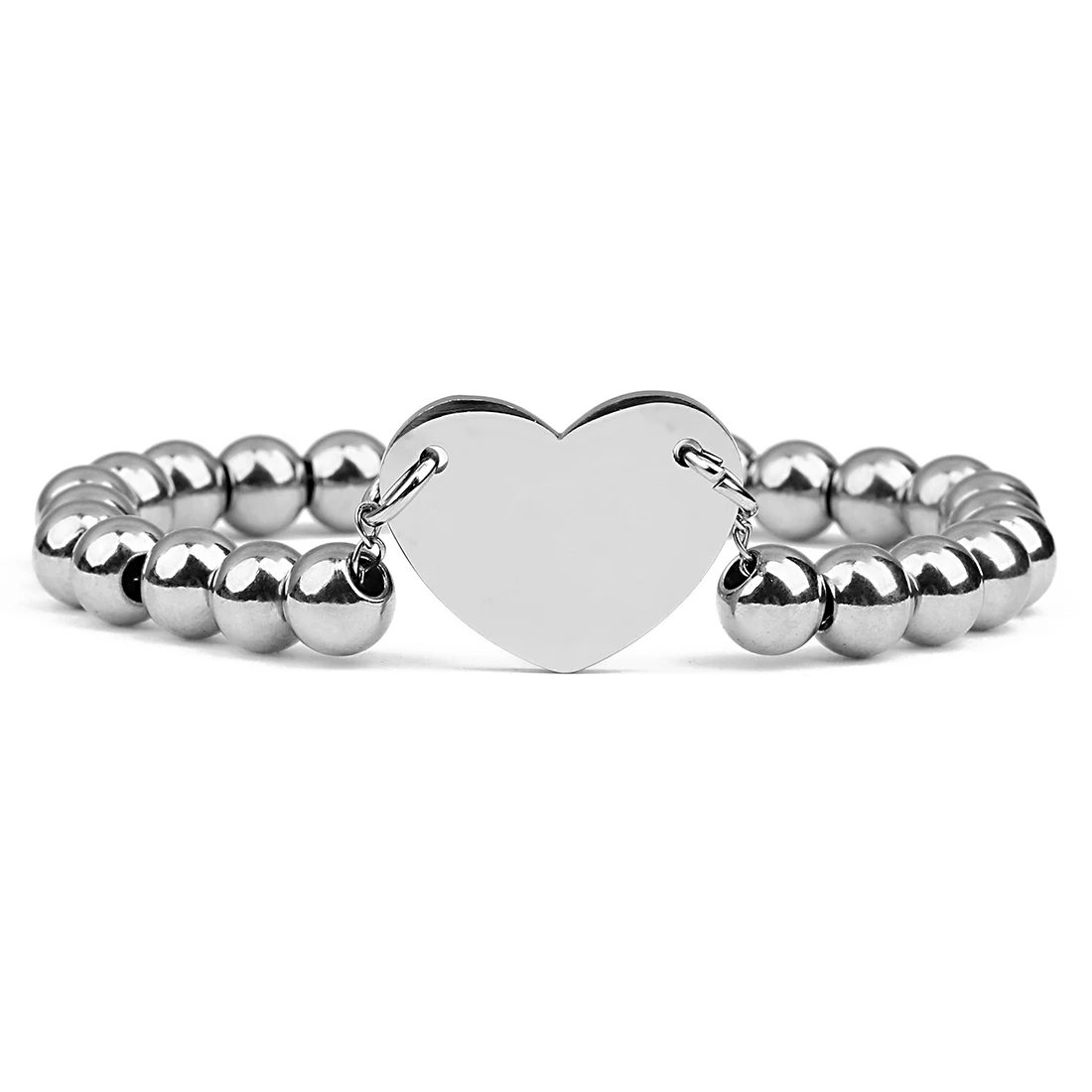 

1 шт 20 см модный браслет из нержавеющей стали с сердечком персикового цвета для женщин вечерние подарок модные очаровательные ювелирные браслеты