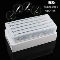 disposable 50pcs rlrsrmm1 tattoo microblading needles round liner 3rs5rs7rs9rs11rs body art tattoo machine accessories