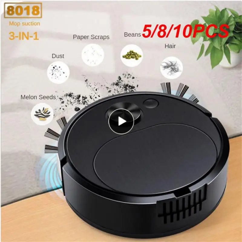 

5/8/10PCS Robot Electric Sweeper Low Noise Sweeping Vacuum Cleaner Smart Home Sweeping Mopping Smart Vacuum Cleaner Household