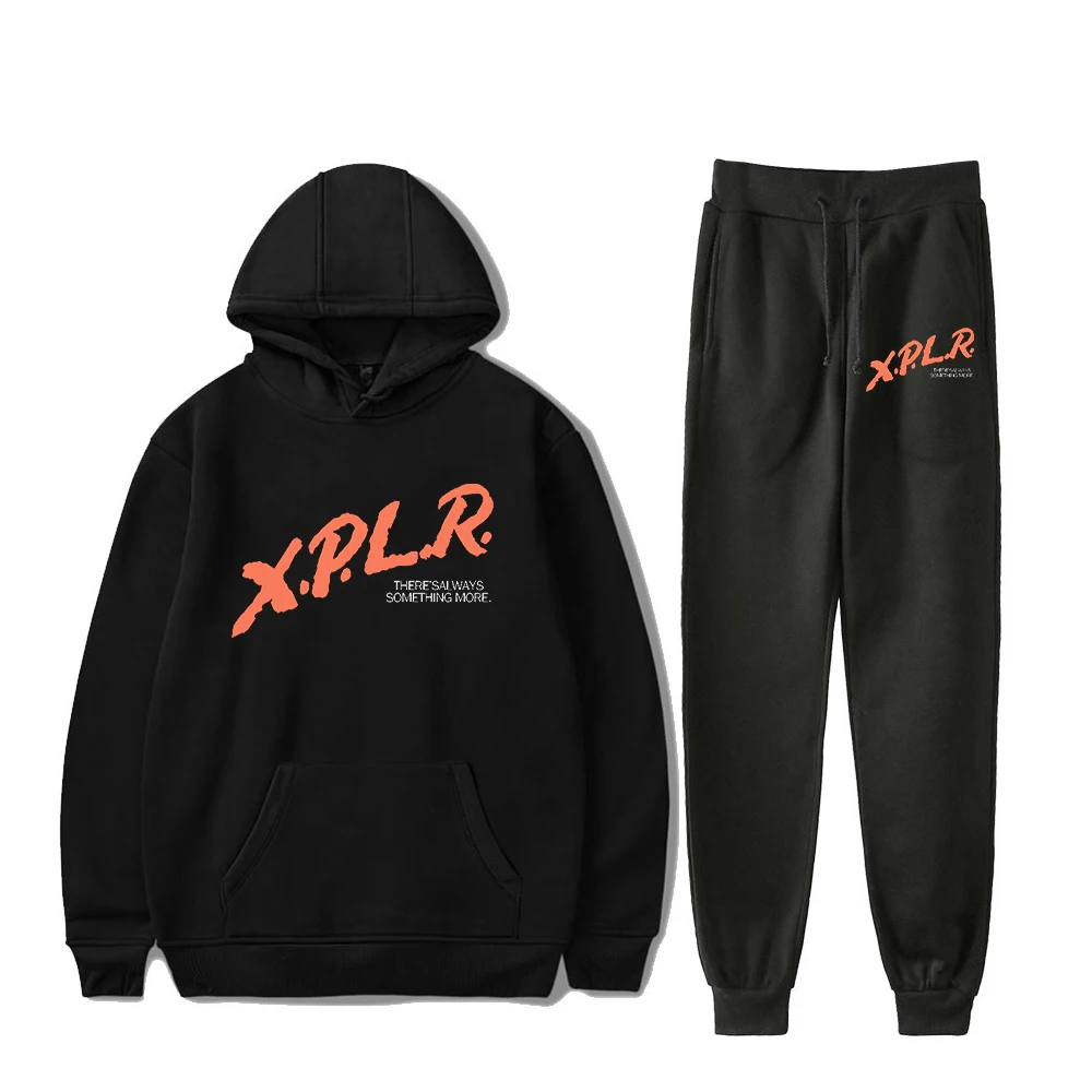 

XPLR Sam and Colby Merch Dare Hoodie Jogger Pants Two Piece Set Sweatshirts+Sweatpants 2023 Casual Style Men Women's Suits