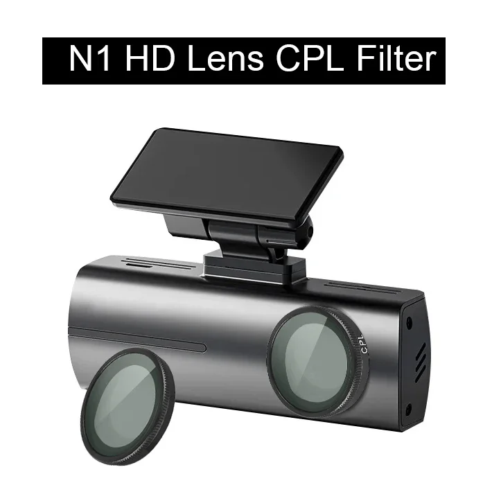 Для DDPAI N1 Dual Dash Cam CPL фильтр HD объектив защита от пыли антибликовый