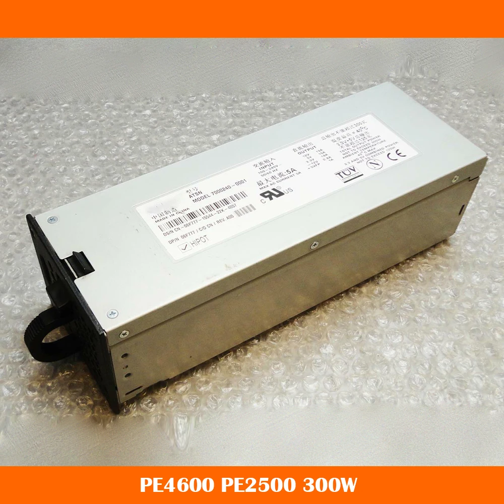 Блок питания для сервера DELL PE4600 PE2500 7000240-0001 7000240-0003 0HD444 0R0910 06F777 041YFD 300 Вт