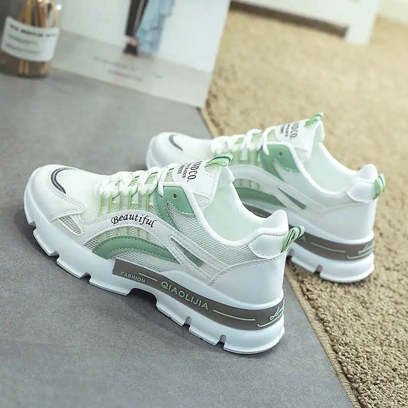 

Runes Sport Sneakers Woman House Womens Running Sneakers Height Increases Platform Sports Shoes Woman New Mesh Sneakers Tennis
