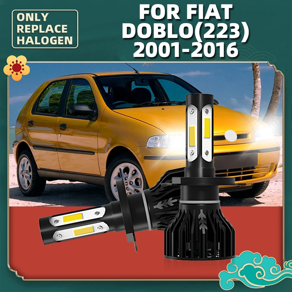 

Светодиодная турболампа 6000K для автомобилей Fiat DOBLO(223) 2001 2002 2003 2004 2005 2006 2007 2008 2009 2010 2011 2012 2013 2014 2016