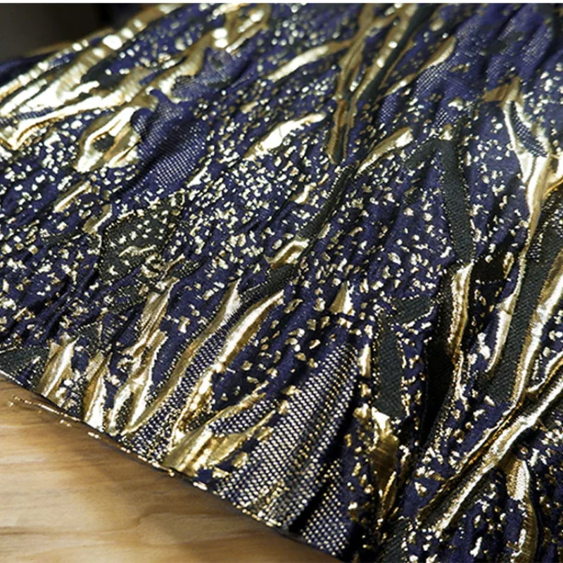 Супер сильная вогнутая выпуклая текстура Синий Золотой трехмерный рисунок вены