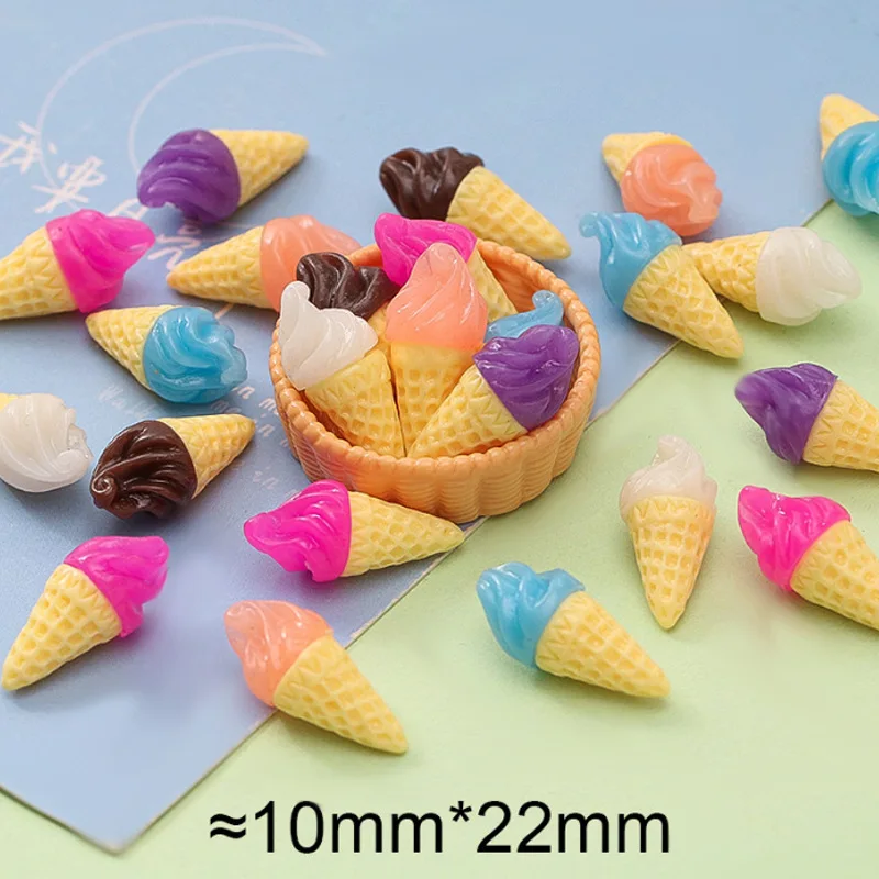 

Миниатюрные кабошоны из смолы 10 шт.