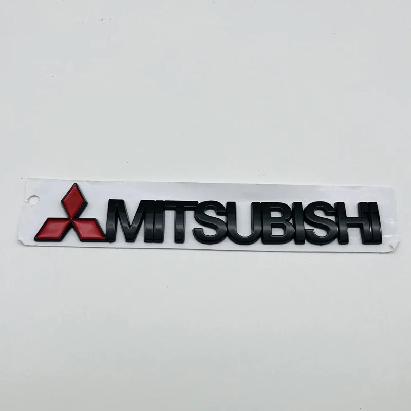 

Металлическая 3D наклейка с буквами 15,2x2 см для Mitsubishi Lancer 9 Pajero ASX Outlander Eclipse Galant Mirage значок на багажник автомобиля значок эмблема