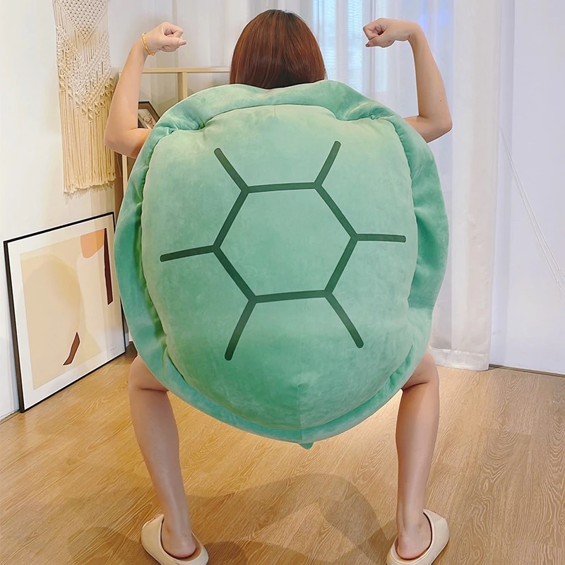 

60-160cm Turtle Shell Plush Toy Funny Cosplay Costume Children Sleeping Bag Super Soft Stuffed Animal Turtle Pillow Role-playin