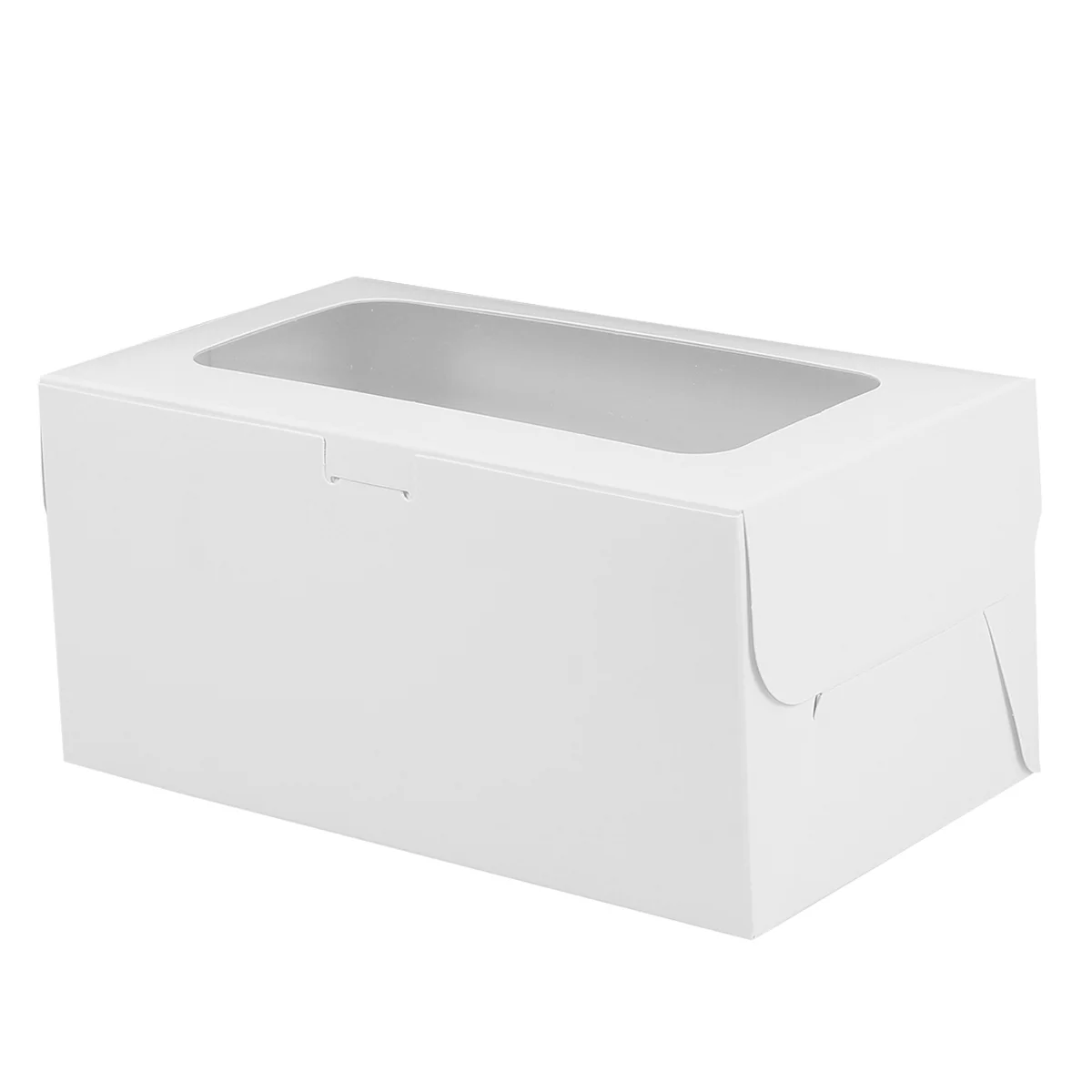 

Cupcake Boxes Box Bakery Cake Window Clear Tart Egg Disposable Paper Packing Package Packaging Containers Carrier Cup Holder