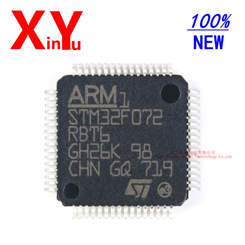 

100% оригинальный новый 5 шт. STM32F072RBT6 STM32F072 ST LQFP64 STM32F