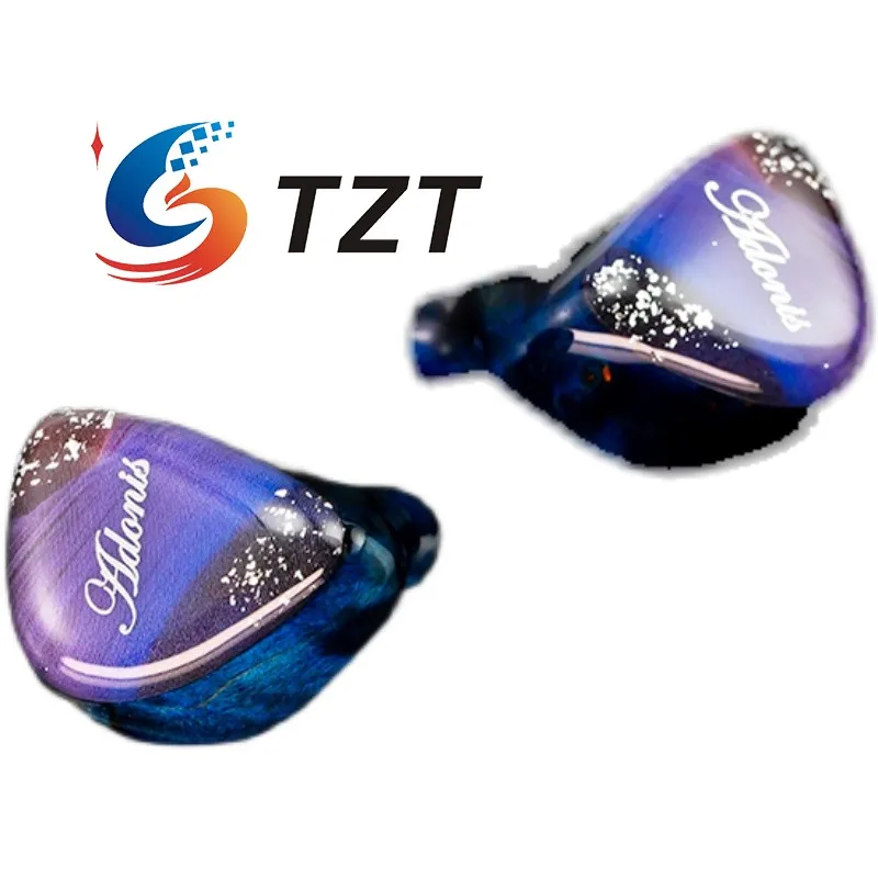 

Наушники-вкладыши TZT QOA, гибридные наушники с монитором Hi-Fi, 2BA + 1DD, светильник ка, розовые