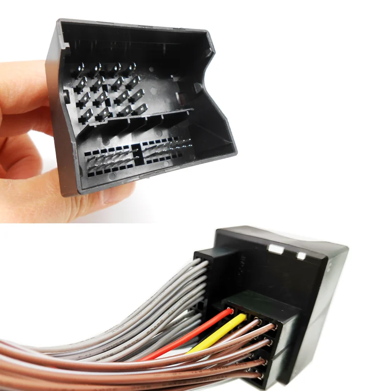 $52.49 40 Pin Quadlock Extension Adapter Cable Plug Play Wiring Harness for BMW Citroen Ford Mercedes Peugeot VW Audi SEAT Opel Skoda