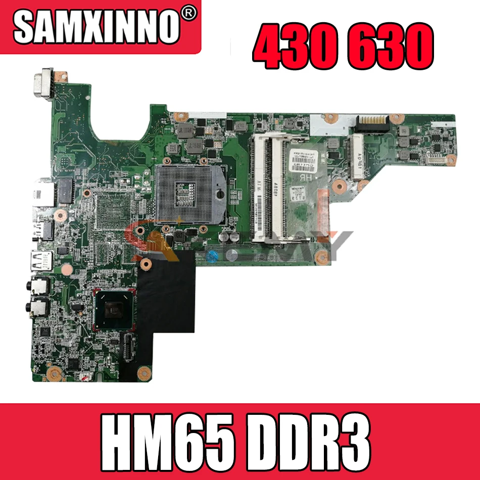 

Akemy 646671-001 Main Board For HP 430 630 Laptop Motherboard HM65 DDR3 UMA MB Full tested