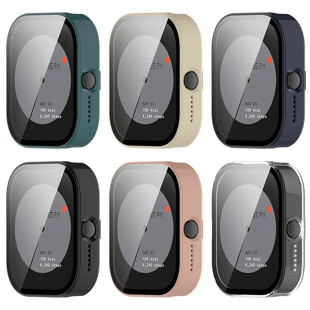 Закаленное стекло + чехол для ПК для CMF Smart Watch Pro, защитный чехол, защита от царапин, экран, бампер, защитный корпус CMF Pro, аксессуары (art.: 3920cd4fef04a) - 3920cd4fef04a