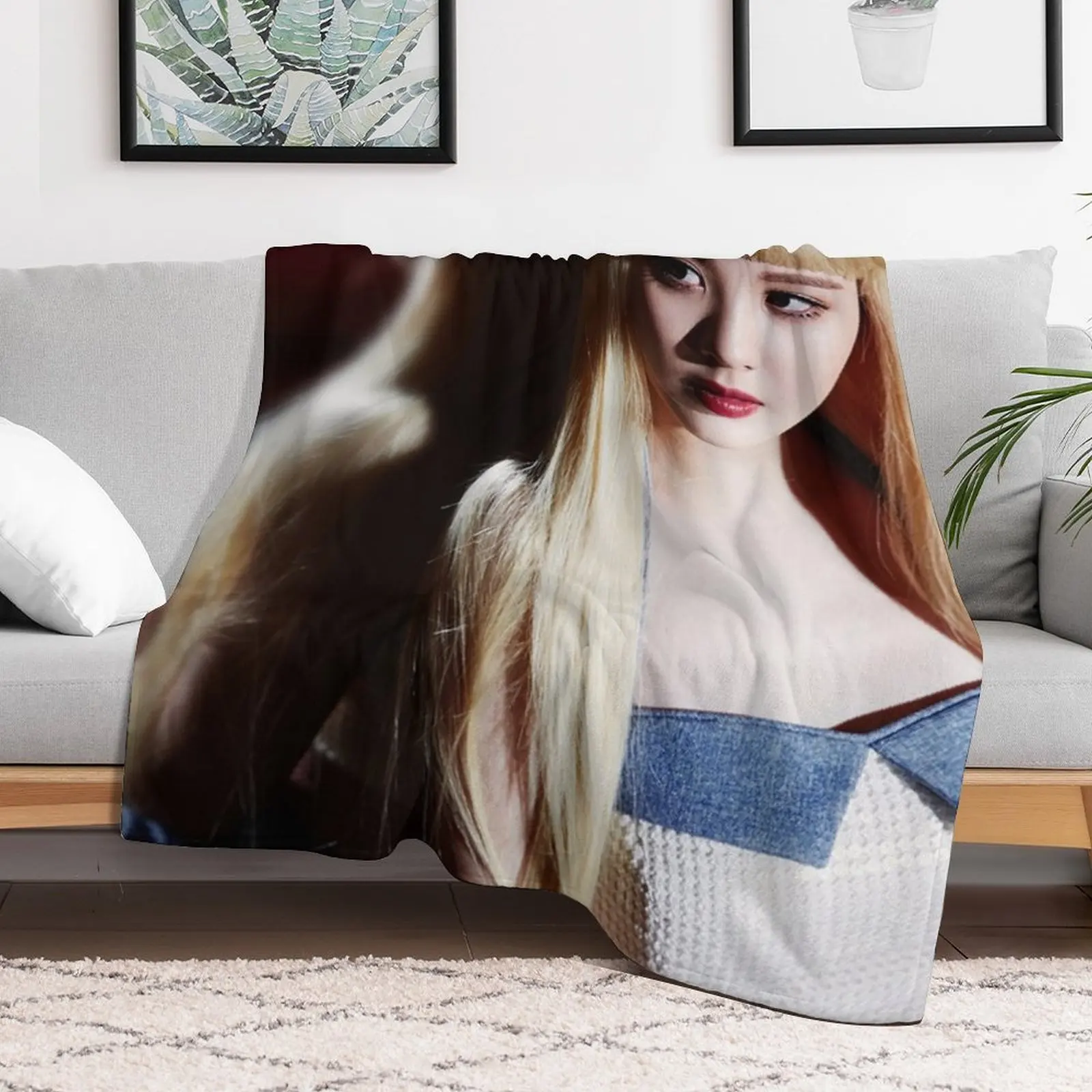 Одеяло для девушек поколения льва сердца SEOHYUN манга кровать модная фланелевая