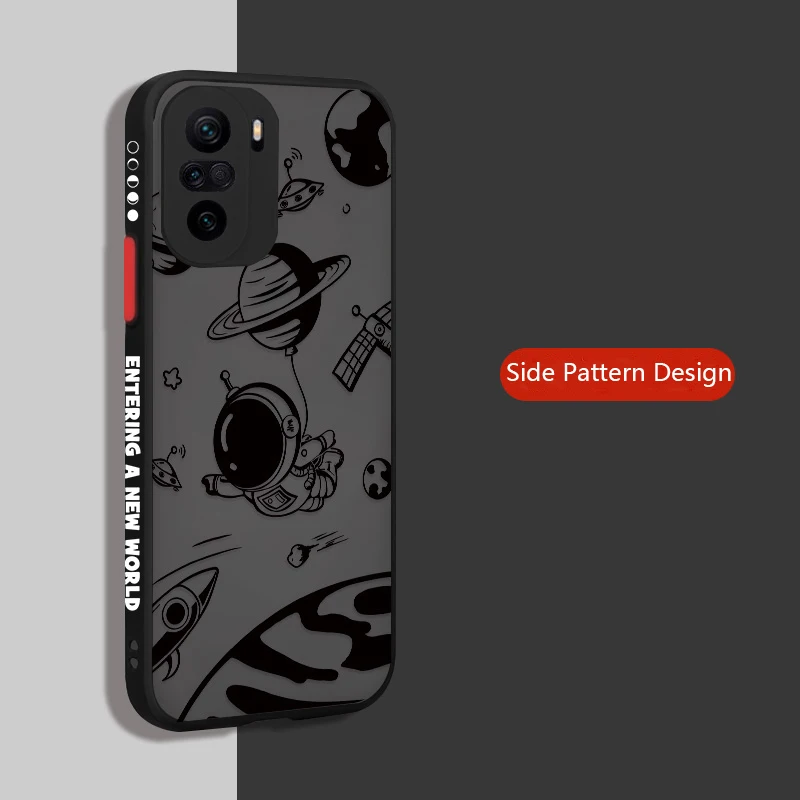 

Astronaut Case For Xiaomi Mi Poco F3 M4 X4 Pro 5G X3 NFC Redmi Note 10 Pro 8 9 9s 10s 11s Mi 10T 11 Lite 11T 12 12T Pro Cover