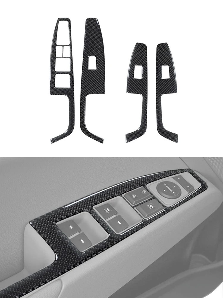 

Для Hyundai Elantra 2016 2017 2018, комплект наклеек из углеродного волокна, аксессуары для салона автомобиля, различные детали, декоративная накладка