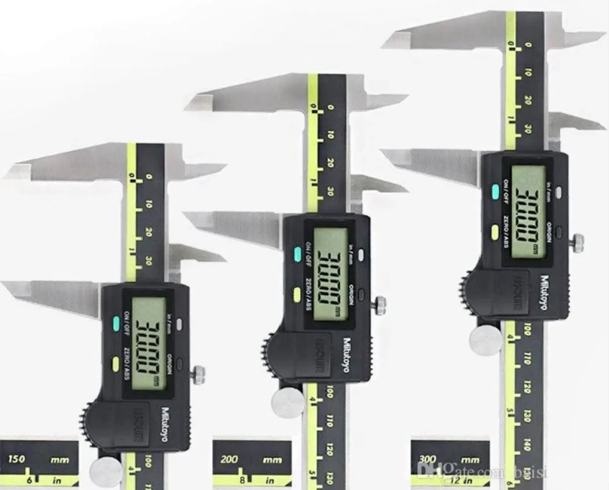 

Mitutoyo inmm 12in 0-300mm Digital LCD Vernier Calipers 300mm 500-193-30 Gauge Electronic Stainless Steel Measuring Tools