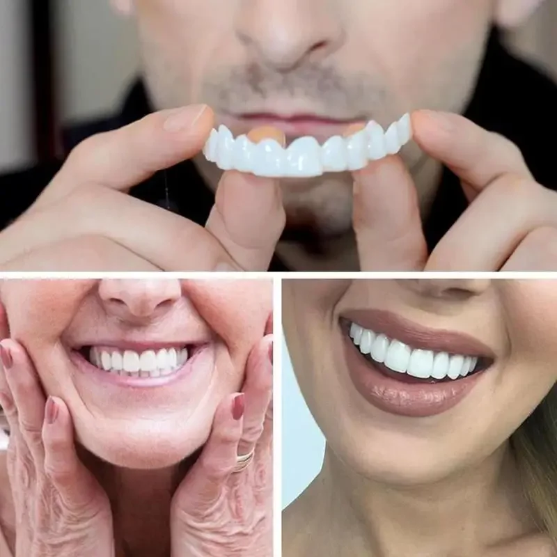 Новый Sdottor Snap On Teeth Veneers Зубные протезы для мужчин и женщин Покрытие зубов