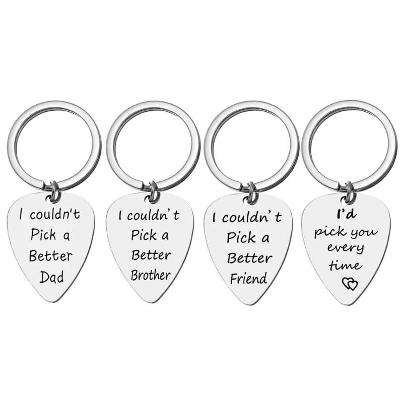 

Stainless Steel Guitar Picks Gift Paddles for Guitarist Music Lovers Gifts Picks