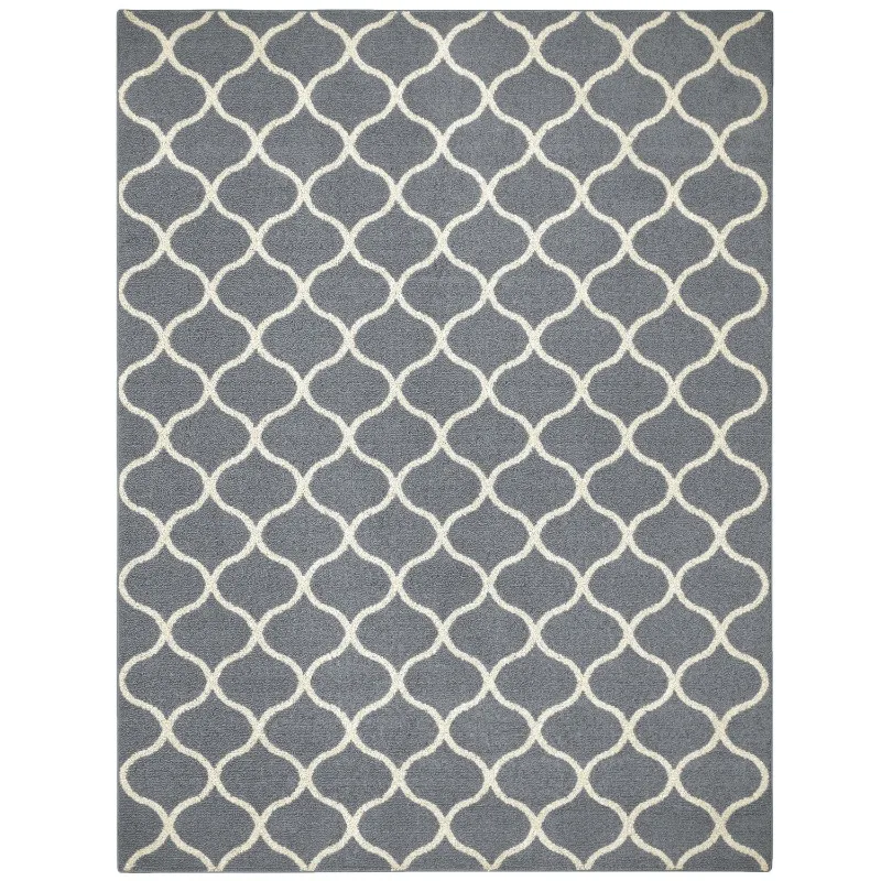 

Graphite Gray Living Room Indoor Area Rug, 7' x 10'