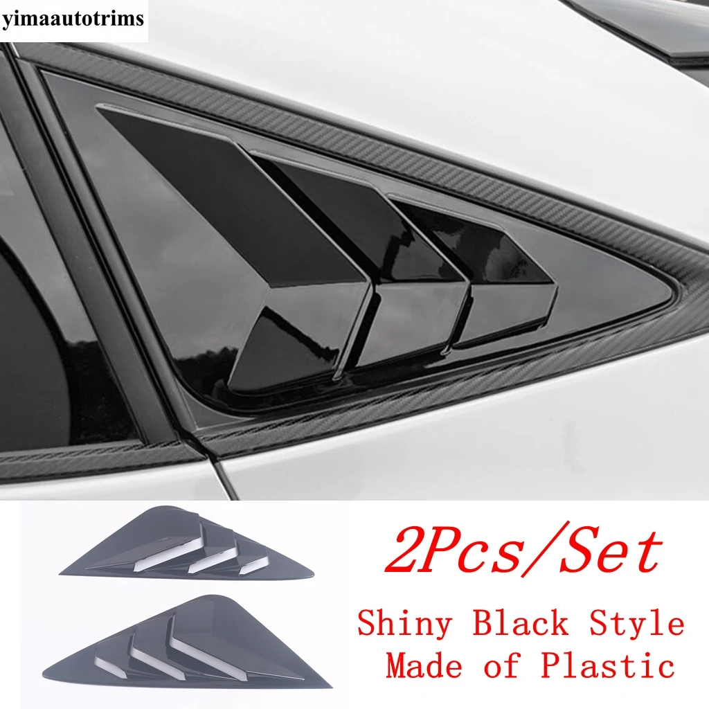 

Боковые задние вентиляционные жалюзи, автомобильный задний спойлер, панель, наклейки, накладка на крышку для Toyota Venza/Harrier 2021-2024