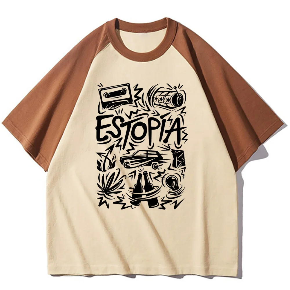 Estopa Tee женская Y2K дизайнерская аниме топ одежда манга