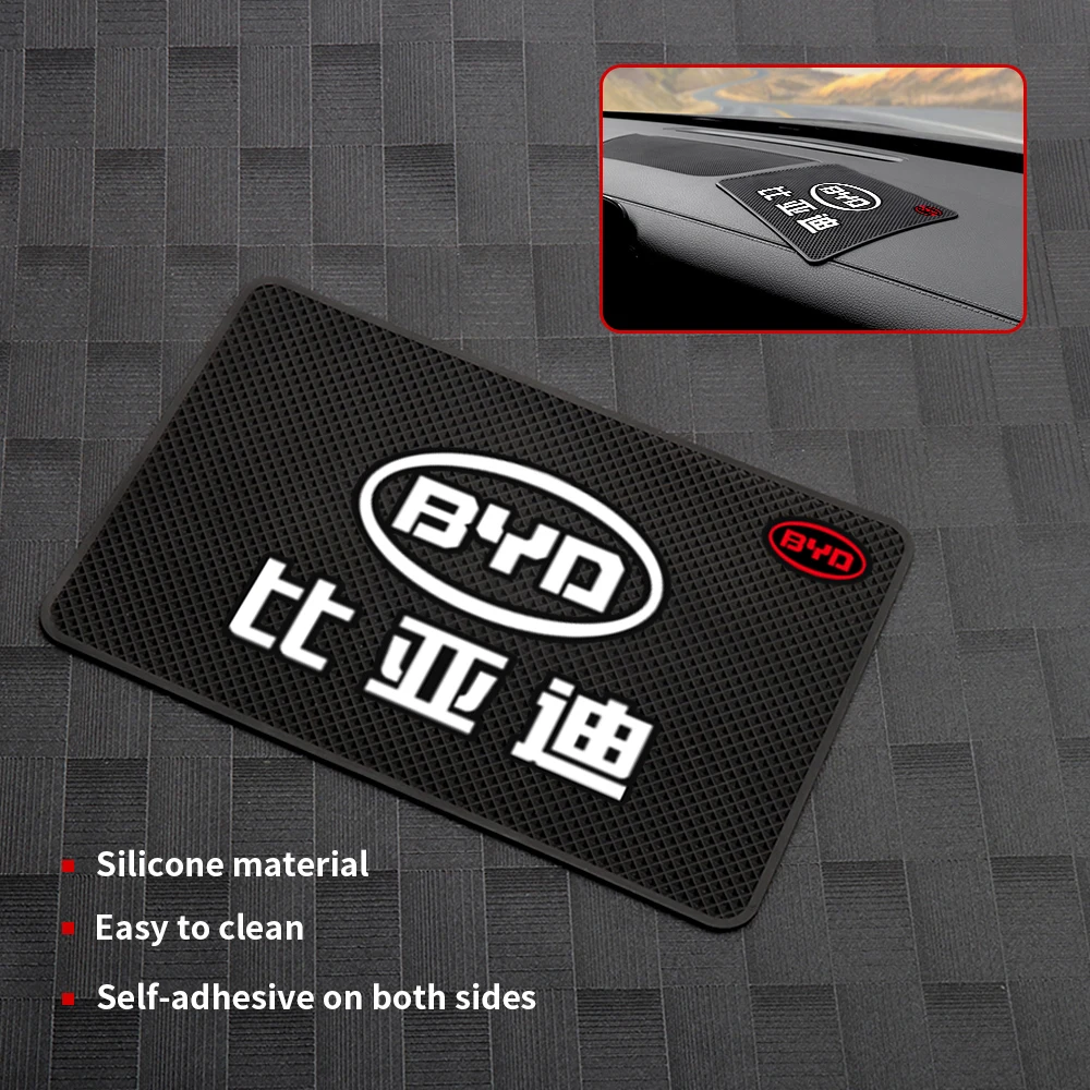 

Car Accessories Silicone Pad Car Dashboard Ornament Anti Slip Mat For BYD F3 I3 F6 S6 S8 E5 E6 G3 G6 L3 Tang Song Qing Yuan Max