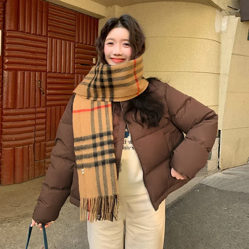 Maillard ветрозащитный воротник-стойка женский пуховик универсальный свободный