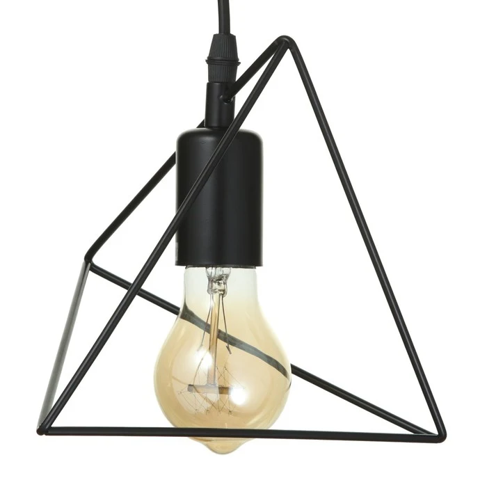 Светильник 2468/1 E27 40Вт черный 20х20х20-120 см 7353289