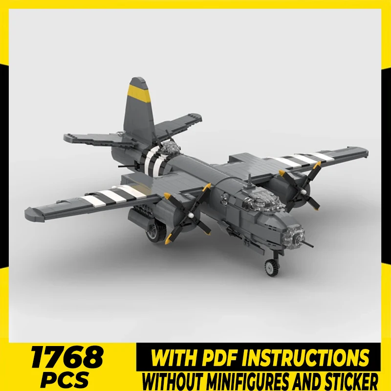 Модель военного самолета Moc строительные блоки имитация боевого искусства