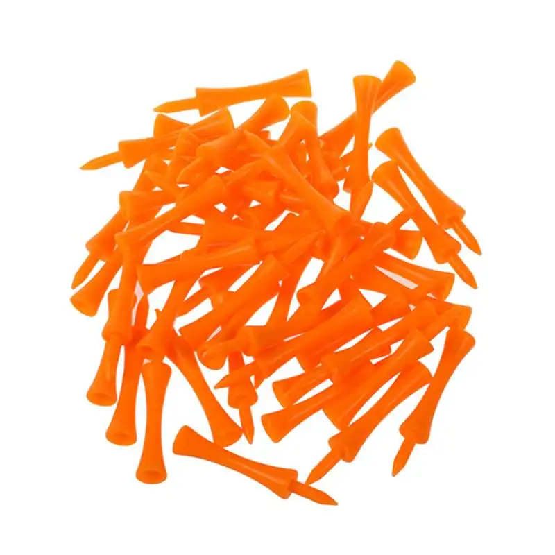 

Top!-50Pcs 70Mm Big Castle Golf Tees (Orange)