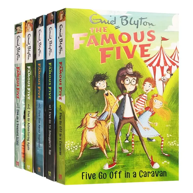 Children's Interesting English Story Picture Book The World's No. 1 Youth Detective Group English Original Famous Five