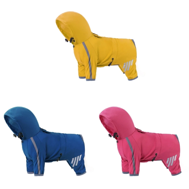 

Pet Raincoats Waterproof Dog Raincoats Outdoor Activity Pet Reflective Raincoats