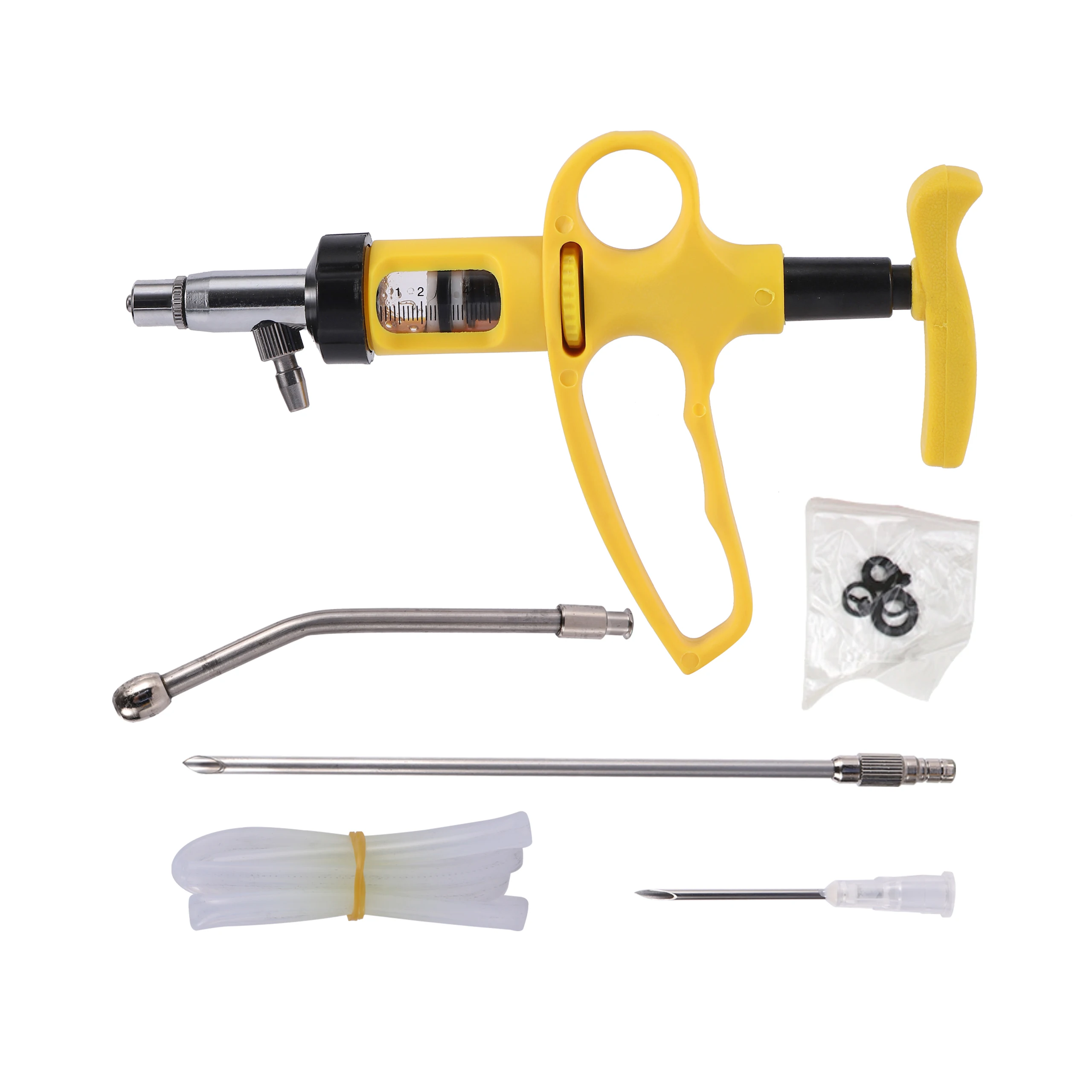 

Automatic Continuous Syringe Animal Adjustable Syringe Chicken Bird Poultry Durable Vaccine Injector Veterinary Tool