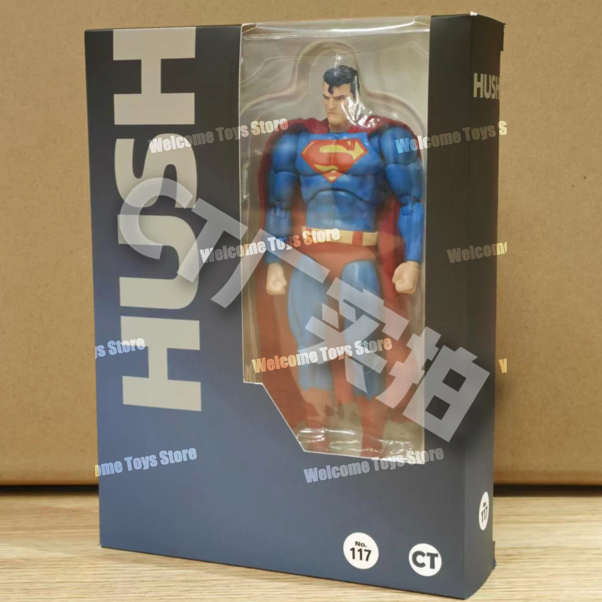 Фото В наличии: Фигурка Ct Toys Hush Superman Mafex 117 Супермен Бэтмен DC, аниме-фигурка, модель, подарки, игрушки №4