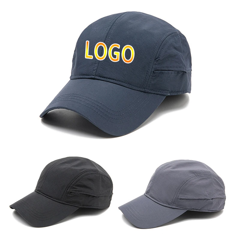 

New Unisex Quick-drying Print Logo Baseball Caps Women Adjustable Cap Men Breathable Shade Dad Hat Hop Trucker Hats