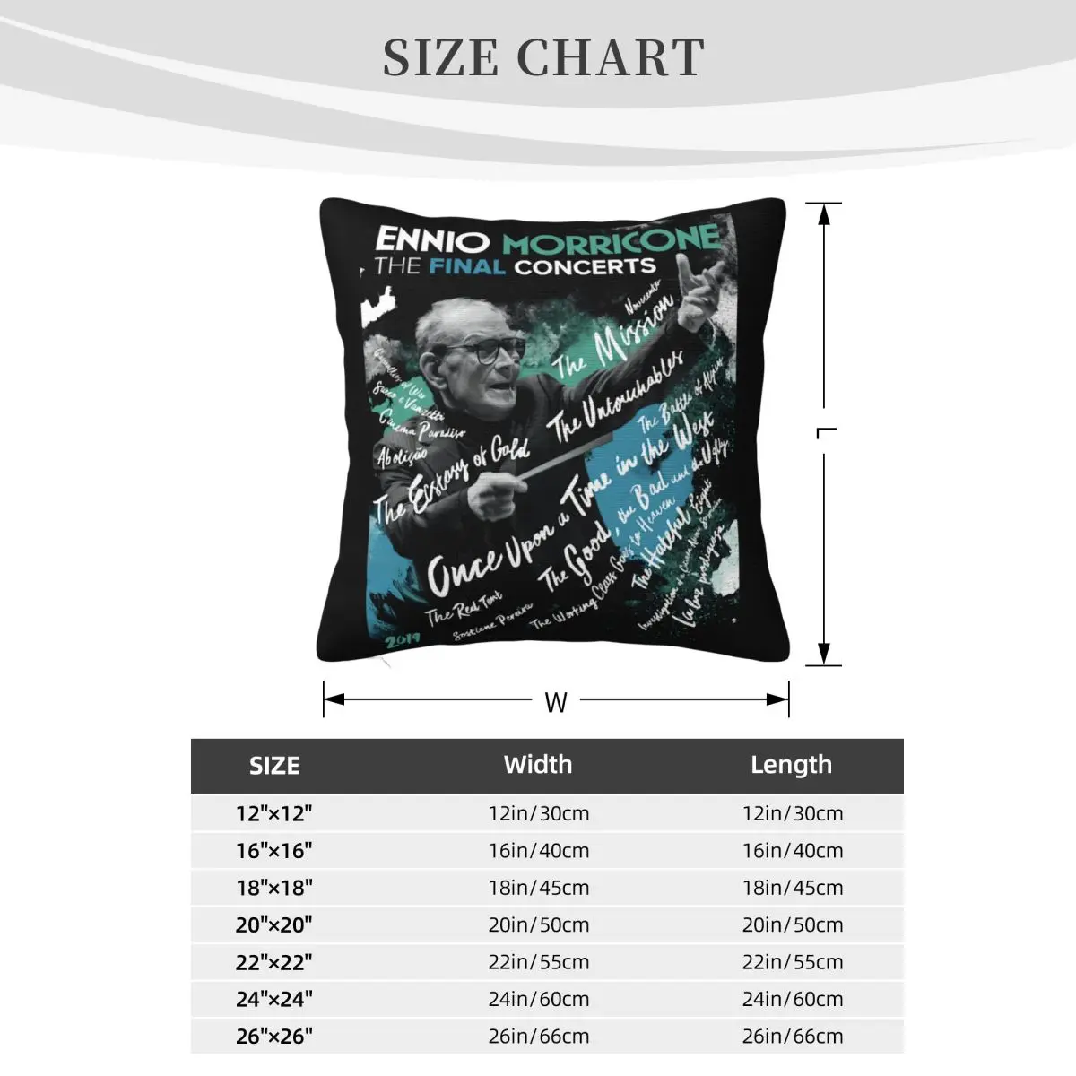 Ennio Morricone The Final Concert 2019 Swea для женщин и мужчин новейшая хипстерская наволочка