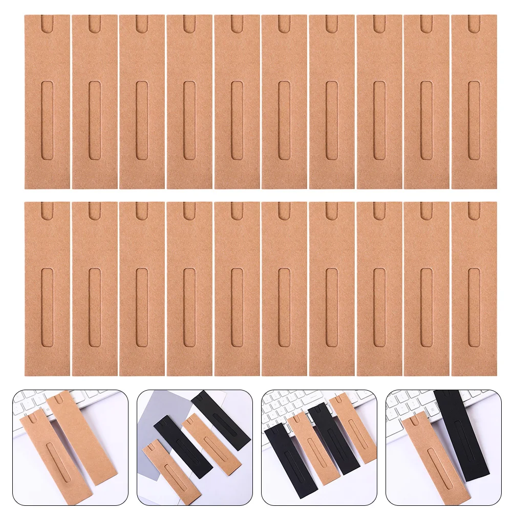 

30 Pcs Pencil Bag Fountain Case Paper Sleeve Organizer Kraft Carton Wrapper Folding Holder