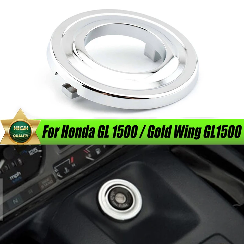 

Motorcycle Trim Fit For Honda GL1500 Goldwing 1988-2000 Key Lgnition Switch Accent Grommet Chrome Black Unpainte Accessory