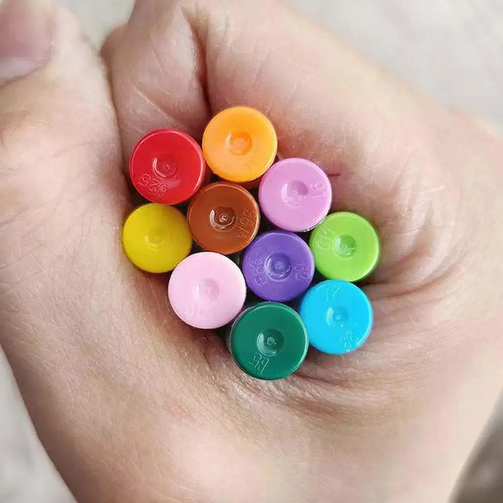 

10 Colors/box Ink Sac Ink Cartridge Set Disposable Ink Refills For 3.4mm Fountain Pen Colored Writing Office School Station N2x8