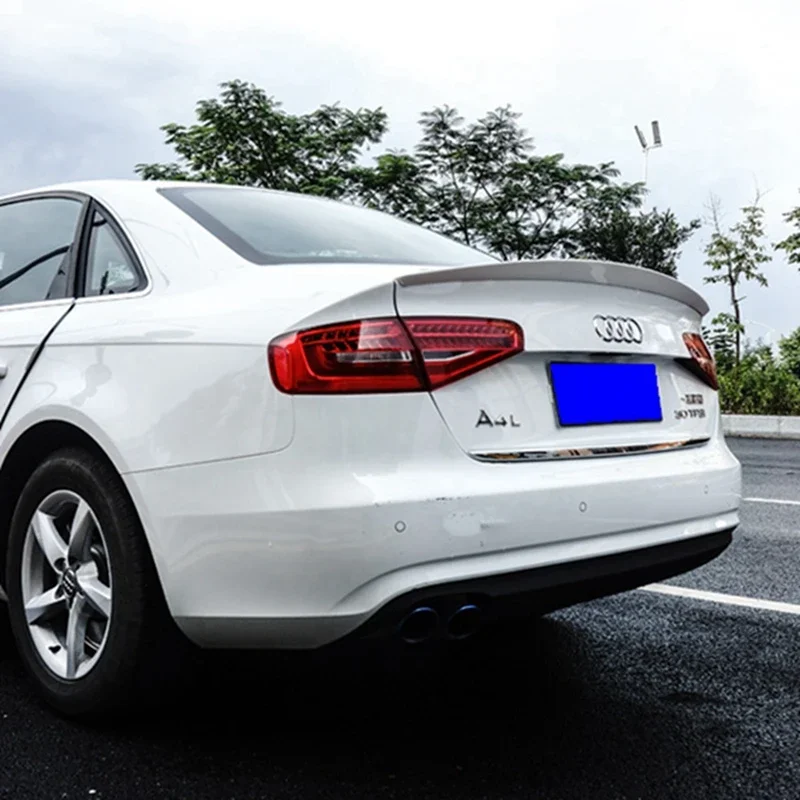 Фото Задний спойлер (антикрыло) из АБС-пластика, грунтованный, 1 шт., для Audi A4 B8 B9, 2009-2016 гг. №3