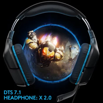 Logitech G431 Wired Gaming Headset with Mic 7.1 Surround Sound 2