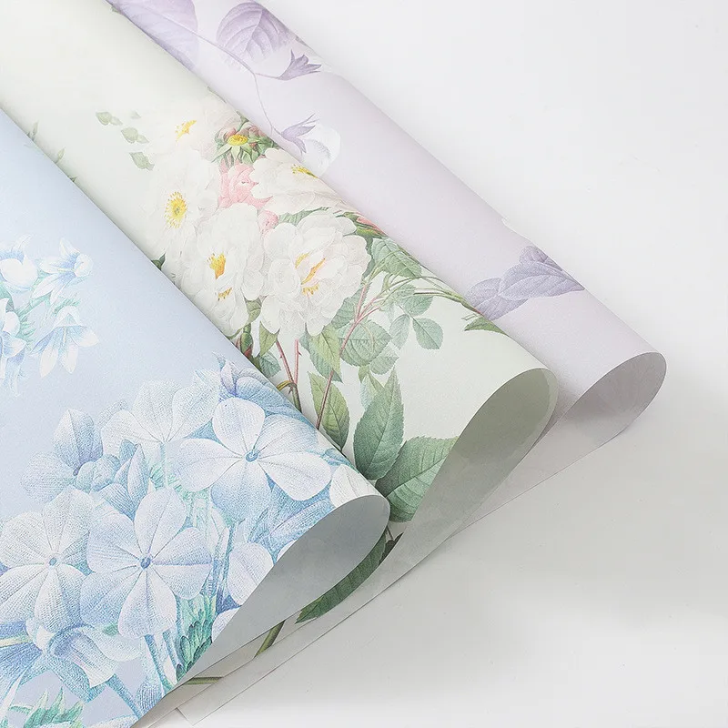 

Floral Flowers Painting Series Craft Wrapping Paper Flower Bouquet Packaging Paper Florist Supplies Materials Wrapper Papers