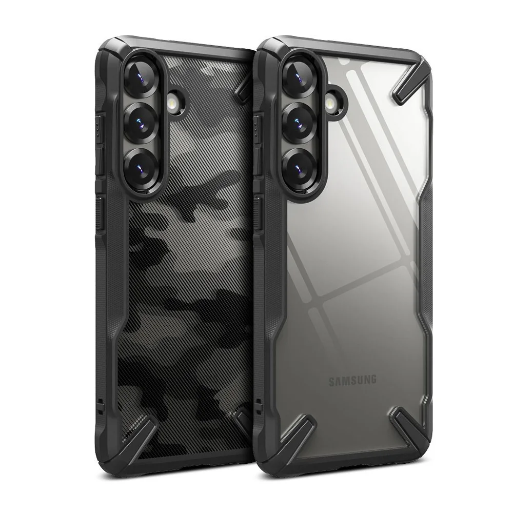 Фото Чехол Ringke FusionX для SAMSUNG Galaxy S25 Plus, прозрачная жесткая задняя панель из ПК, гибкая рамка из ТПУ для S25 +, чехол №1
