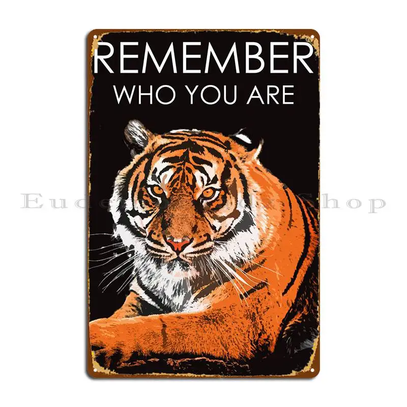 

Волшебный Дикий Тигр, цитата, металлический плакат, картина, киногерой, гараж, ржавый жестяной плакат