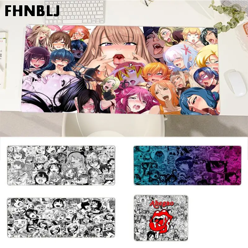

Sexy Ahegao Top Quality Large Mouse pad PC Computer mat for Keyboards Mat Mousepad for boyfriend Gift