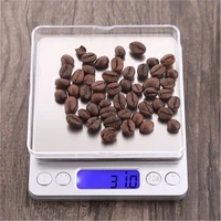 3000g x 0 1g digital precision pocket gram scale non magnetic stainless steel platform jewelry electronic balance weight scale